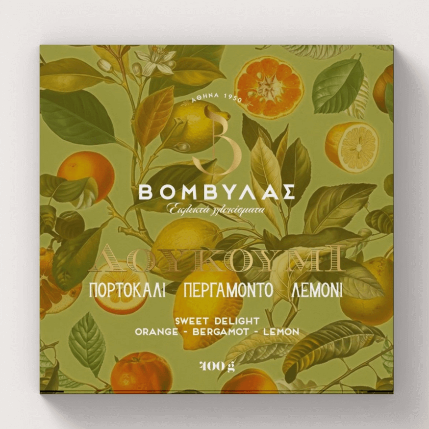 Λουκουμια Εσπεριδοειδων 330gr Βομβυλα